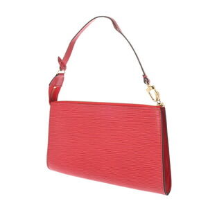 Louis Vuitton Epi Castilian Red Accessory Pochette Leather Pouch